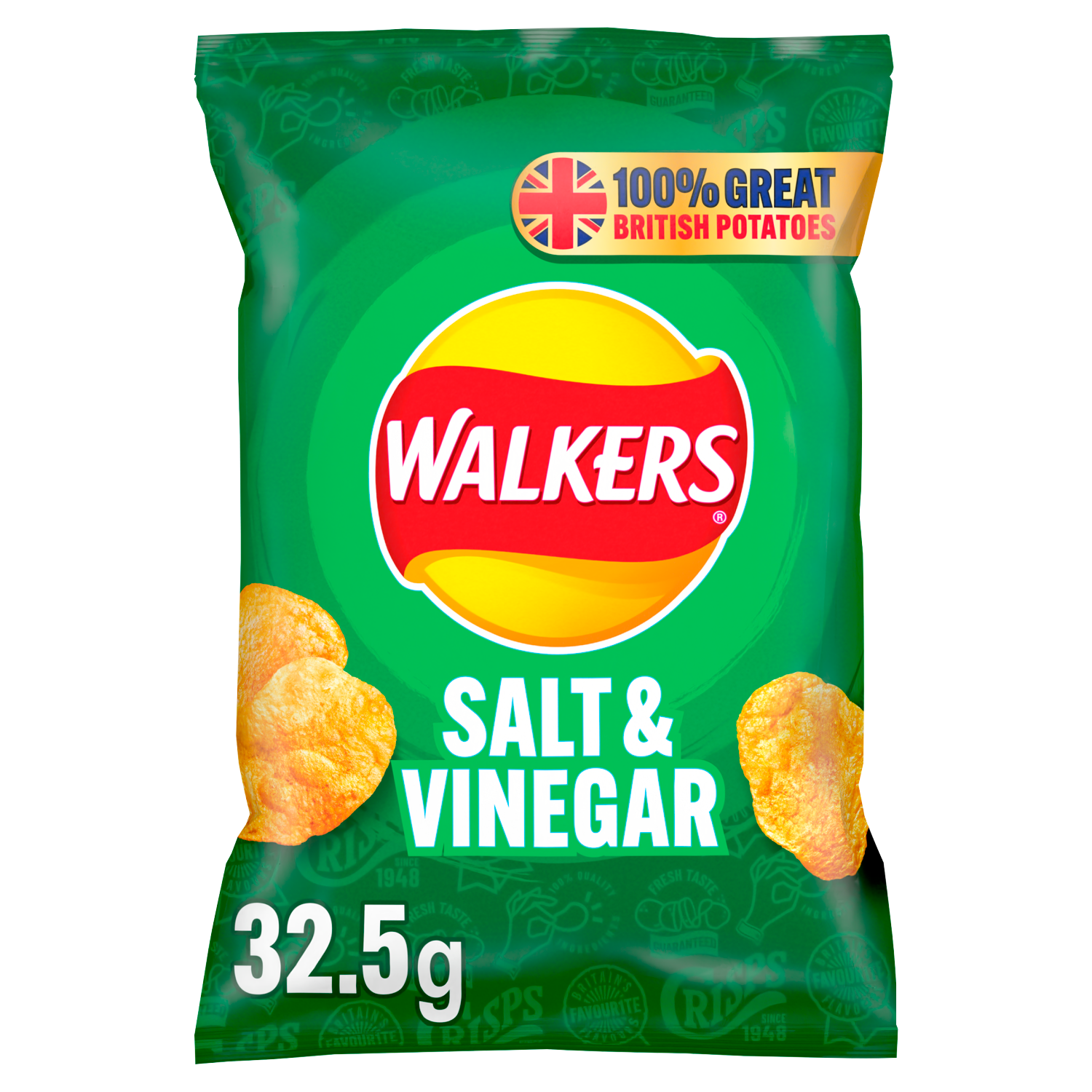 Walkers Crisps Chips Salt & Vinegar 32,5g